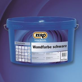 ZERO WANDFARBE SCHWARZ